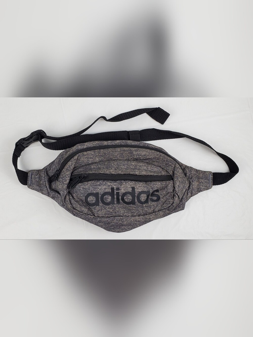 Adidas Originals Fanny Pack Waist Belt Crossbody 2 Pocket Travel Hiking - GUC